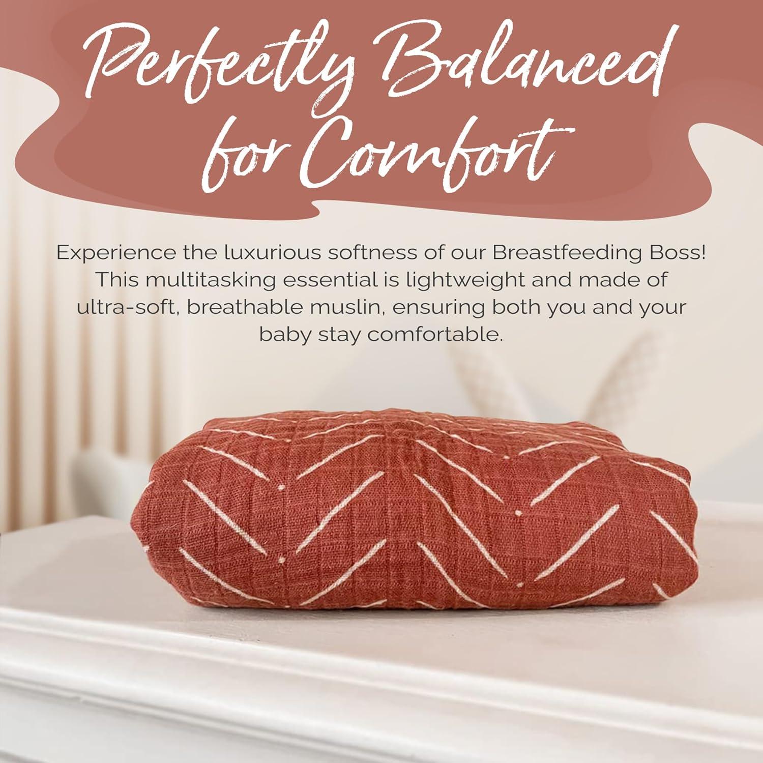 image:imageItzy Ritzy Breastfeeding Boss MultiUse Cover A Nursing Cover Swaddle Car Seat Wrap Tummy Time Mat amp Burp Cloth All in One Made of Soft Muslin Fabric amp Measures 47 x 47 Sage MudclothMudcloth