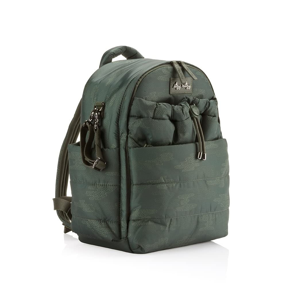 image:imageItzy Ritzy Dream Diaper Bag Backpack Compact Baby Backpack Diaper Bag with 14 Pockets Changing Pad Stroller Straps Laptop Pocket amp Comfortable Straps Cloud Camo