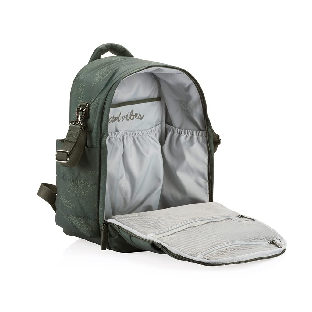 image:imageItzy Ritzy Dream Diaper Bag Backpack Compact Baby Backpack Diaper Bag with 14 Pockets Changing Pad Stroller Straps Laptop Pocket amp Comfortable Straps Cloud Camo
