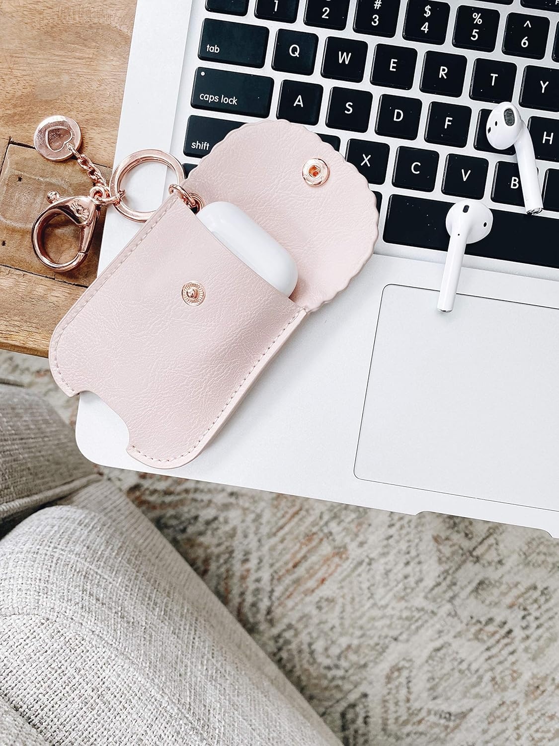 image:imageItzy Ritzy Hand Sanitizer Holder Hand Sanitizer Case Keychain Fits 2Ounce Bottles of Sanitizers Not Included Clips to Diaper Bag Purse or Travel Bag Blush