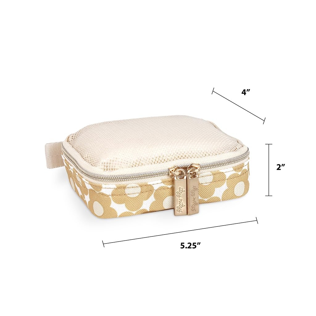 image:imageItzy Ritzy Packing Cubes for Travel Set of 3 Packing Cubes or Travel Organizers Each Cube Features a Mesh Top Double Zippers and a Fabric Handle Black with Black HardwareMilk Honey