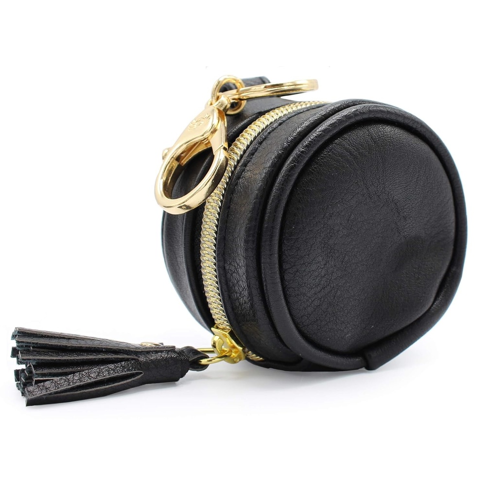 image:imageItzy Ritzy Pacifier Holder Case with Clip Pacifier Case Includes Clasp to Easily Attach to a Diaper Bag or Purse Measures 25 in Diameter and Holds 2 Pacifiers BlackBlack