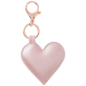 image:imageItzy Ritzy HeartShaped Diaper Bag Charm Purse Keychain amp Luggage Tag  Elegant Accent with Lobster Clasp for Easy Attachment amp Personalization  Versatile Accessory  6 Long amp 3 Wide Blush