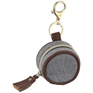 image:imageItzy Ritzy Pacifier Holder Case with Clip  Pacifier Case Includes Clasp to Easily Attach to a Diaper Bag or Purse Measures 25 in Diameter and Holds 2 Pacifiers BlackHandsome Heather Gray