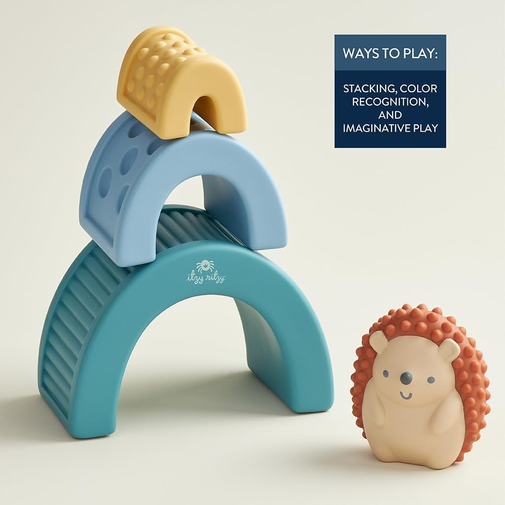 image:imageItzy Ritzy Sensory Blocks Set Baby Building Blocks 10Piece Set Features Soft amp Textured Characters Sensory Toy for Babies amp Toddlers Aged 0 Months and Up