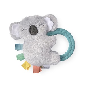 image:imageItzy Ritzy  Ritzy Rattle Pal with Teether  Baby Teething Toy Features A Minky Plush Character Gentle Rattle Sound amp Soft Teether Toy for Newborn KoalaKoala