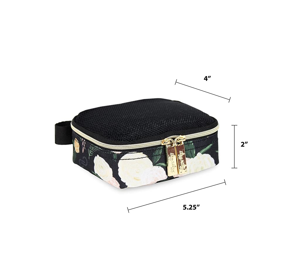 image:imageChelsea Cole for Itzy Ritzy Packing Cubes Set of 3 Floral Packing Cubes or Travel Organizers Each Cube Features a Mesh Top Double Zippers and a Fabric Handle FloralFloral