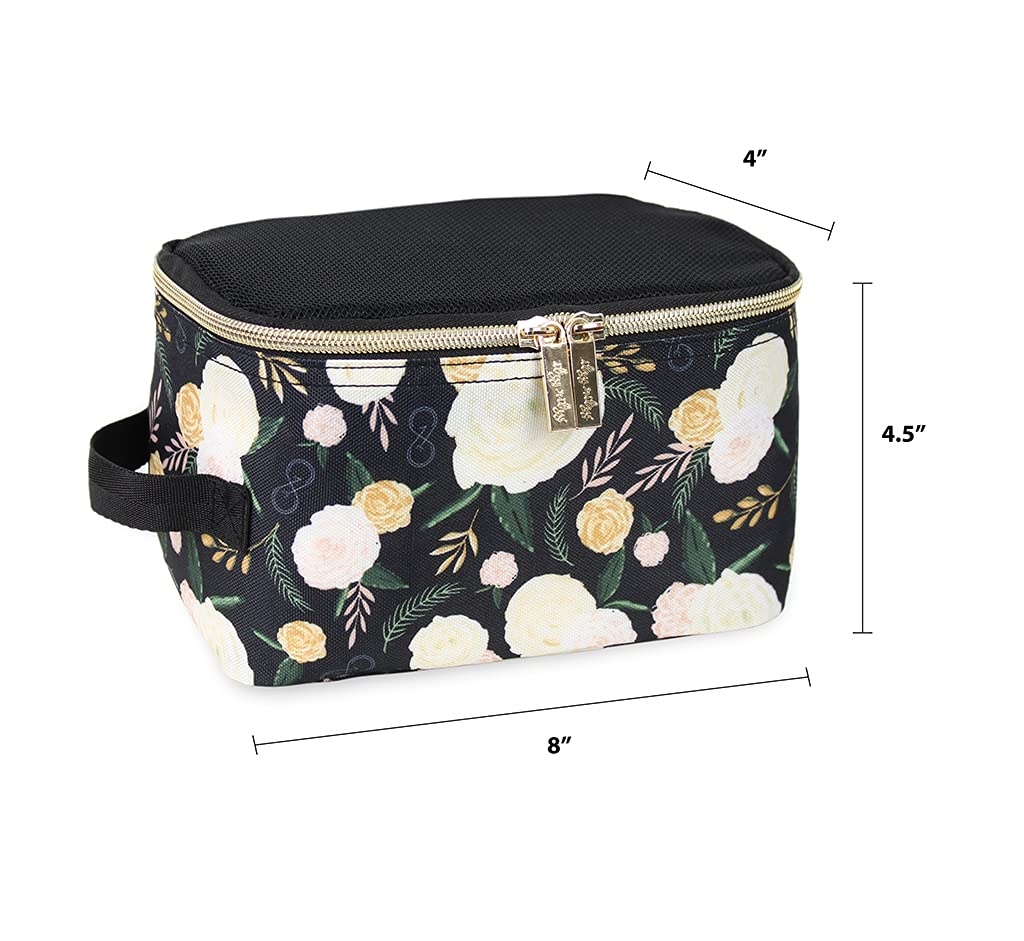 image:imageChelsea Cole for Itzy Ritzy Packing Cubes Set of 3 Floral Packing Cubes or Travel Organizers Each Cube Features a Mesh Top Double Zippers and a Fabric Handle FloralFloral