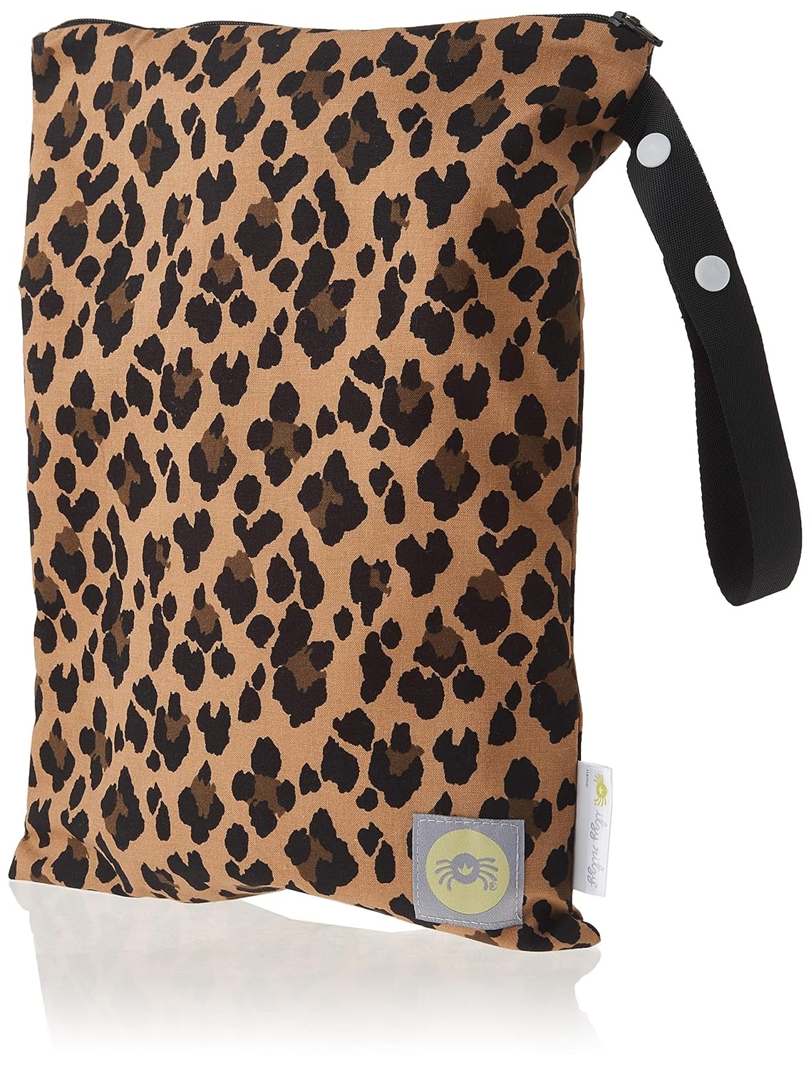image:imageItzy Ritzy Sealed Wet Bag with Handle Wet Bag for Travel Swimsuits Cloth Diapers Gym Clothes amp Toiletries Washable amp Reusable with Water Resistant Lining Measures 11 x 14 Leopard