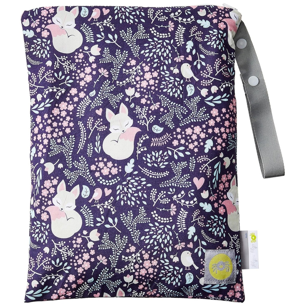image:imageItzy Ritzy Sealed Wet Bag With Adjustable Handle Washable and Reusable Wet Bag with Water Resistant Lining Ideal for Swimwear Diapers Gym Clothes amp Toiletries Measures 11 x 14 Fox Hollow