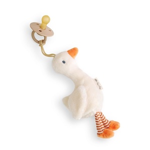 image:imageItzy Ritzy Pacifier amp Lovey Set  Natural Rubber Paci with Stuffed Animal Lovey  Detachable Plush Bear Pacifier Holder amp Coordinating Natural Rubber Soother Ideal for Ages 06 Months BearGoose