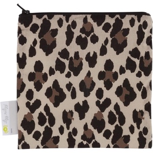image:imageItzy Ritzy Reusable Snack Bag  7 x 7 BPAFree Pouch is Food Safe Washable and Ideal for Storing Snacks Pacifiers Electronics and Makeup in a Diaper Bags Purse or Travel Bag Leopard