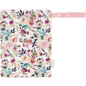 image:imageItzy Ritzy Sealed Wet Bag with Handle  Designed for Travel Swimsuits Cloth Diapers Gym Clothes amp ToiletriesBlush Floral