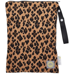 image:imageItzy Ritzy Sealed Wet Bag with Handle  Wet Bag for Travel Swimsuits Cloth Diapers Gym Clothes amp Toiletries  Washable amp Reusable with Water Resistant Lining  Measures 11 x 14 Leopard