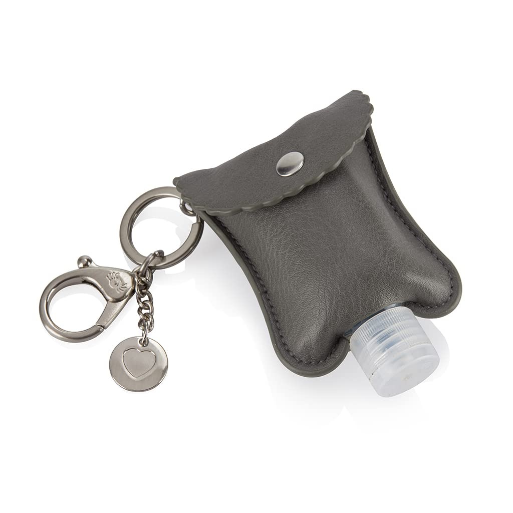 image:imageItzy Ritzy Hand Sanitizer Holder Case Keychain Fits 2Ounce Bottles Clips to Diaper Bag Purse or Travel Bag Grayson