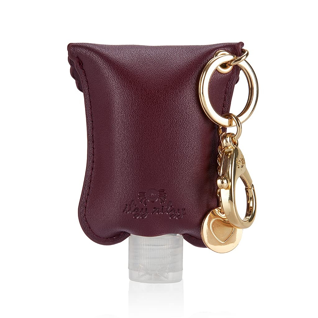 image:imageItzy Ritzy Hand Sanitizer Holder Hand Sanitizer Case Keychain Fits 2Ounce Bottles of Sanitizers Not Included Clips to Diaper Bag Purse or Travel Bag Monarch