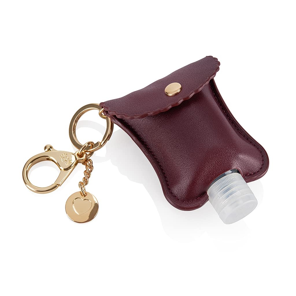 image:imageItzy Ritzy Hand Sanitizer Holder Hand Sanitizer Case Keychain Fits 2Ounce Bottles of Sanitizers Not Included Clips to Diaper Bag Purse or Travel Bag Monarch