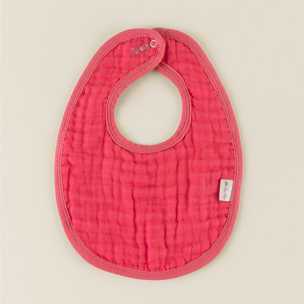 image:imageItzy Ritzy Set of 3 Baby Bibs UltraSoft Adjustable Infant amp Toddler Bibs Made of TripleLayer Cotton Muslin Ideal for Drooling Teething amp Eating 3 Stylish Coordinating Prints CheckerboardStrawberry