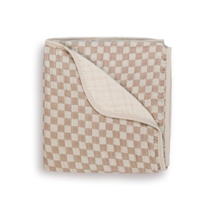 image:imageItzy Ritzy Baby Blanket  Soft Cotton Muslin MultiUse Blanket  Can Be Used as a Tummy Time Mat Nursing Cover Stroller Shade amp More  Measures 30 x 40 Machine Washable StrawberryCheckerboard