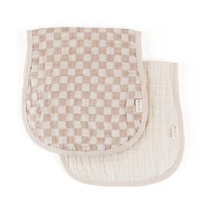 image:imageItzy Ritzy Set of 2 Baby Burp Cloths  UltraSoft Absorbent Burping Cloths for Babies  Made of 100 Cotton Muslin and Generously Sized with Trendy Coordinating Prints  Machine Washable StrawberryCheckerboard