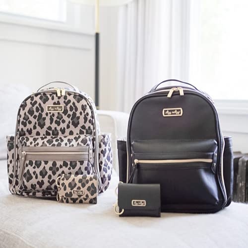 image:imageItzy Ritzy Itzy Mini Keychain Wallet Small Card Holder Can Clip to Diaper Bag Purse Travel Bag or Keychain Leopard