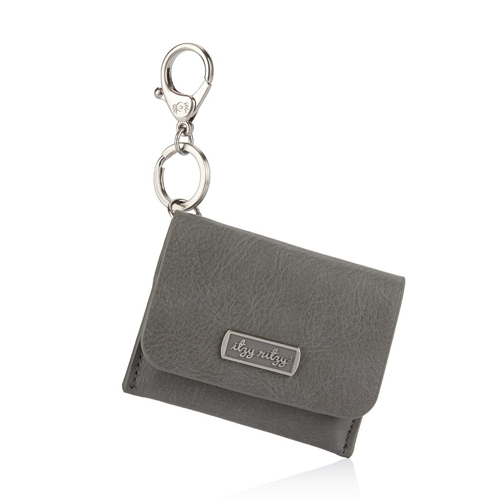 image:imageItzy Ritzy Itzy Mini Wallet Card Holder or Keychain Wallet Small Wallet Can Clip to Diaper Bag Purse Travel Bag or Keychain Grayson