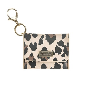 image:imageItzy Ritzy  Itzy Mini Keychain Wallet  Small Card Holder Can Clip to Diaper Bag Purse Travel Bag or Keychain Leopard