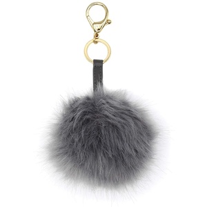 image:imageItzy Ritzy Boss Bow Charm with Clasp  Cute Bow Bag Charm for Diaper Bags Purses Keychains amp Wallets  Versatile amp Stylish Vegan Leather Purse Accessory GraysonGray Pouf