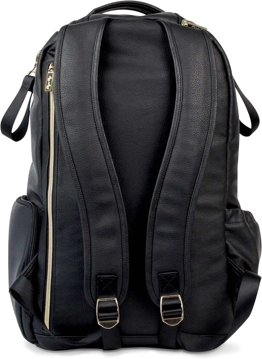 image:imageItzy Ritzy Diaper Bag Backpack Large Capacity Boss Baby Backpack Diaper Bag Featuring 17 Pockets Changing Pad Stroller Clips and Comfortable Backpack Straps Black With Gold HardwareBlack With Gold Hardware
