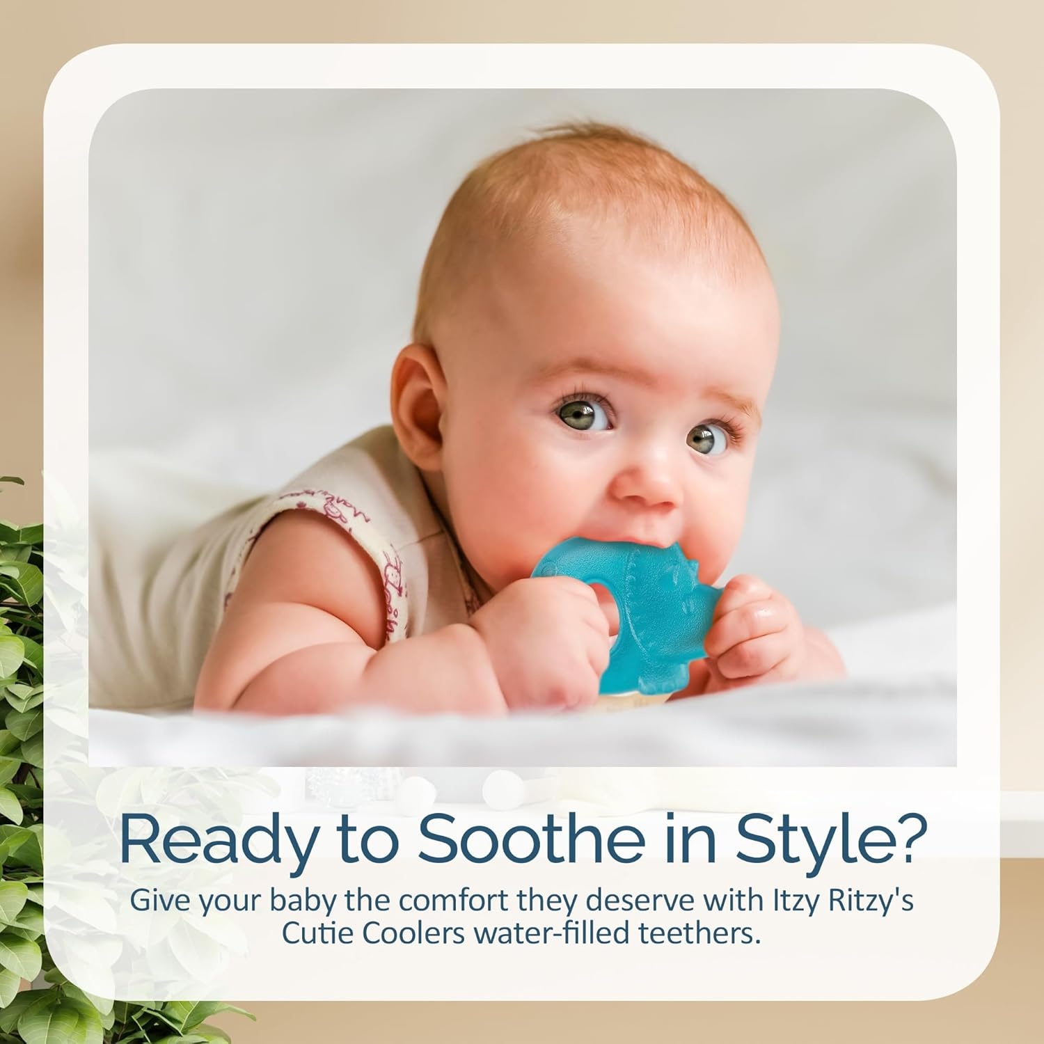 image:imageItzy Ritzy WaterFilled Teethers Cold Cutie Coolers Textured On Both Sides to Massage Sore Gums amp Emerging Teeth Can Be Chilled in Refrigerator Set of 3 Seaside Water TeethersDinosaur