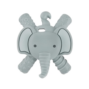 image:imageItzy Ritzy  Ritzy Teether for Molars  Massages Sore Gums amp Reaches Back Molars  Silicone Baby Teething Toy with Multiple Textures amp Flexible Design  Teething Relief for 3 Months amp Up ElephantElephant