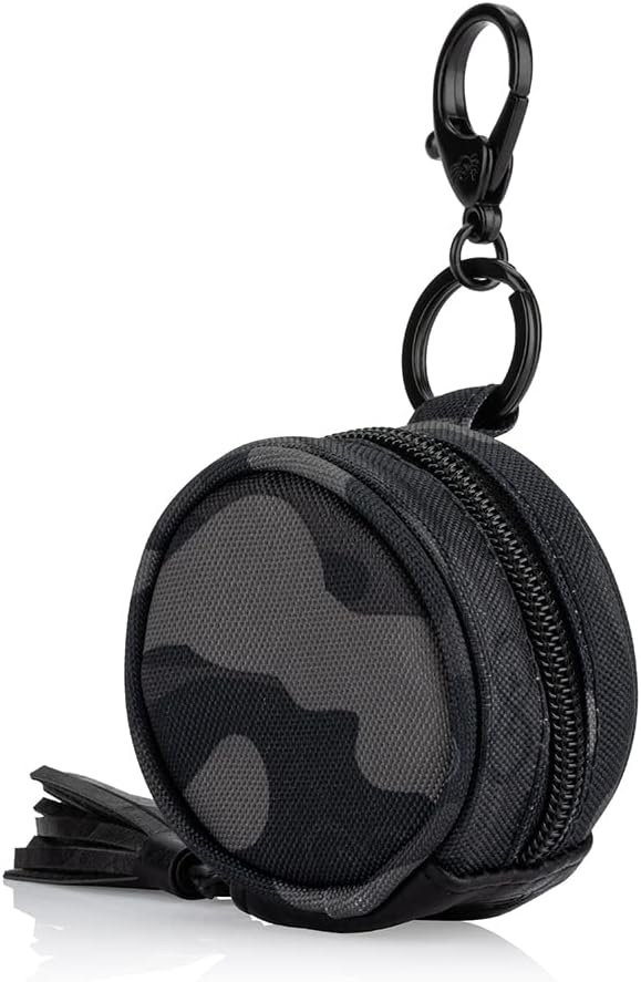 image:imageItzy Ritzy Pacifier Holder Case with Clip Pacifier Case Includes Clasp to Easily Attach to a Diaper Bag or Purse Measures 25 in Diameter and Holds 2 Pacifiers Milk amp HoneyCamo