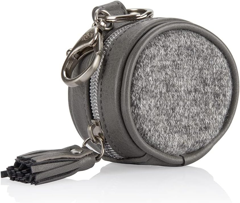 image:imageItzy Ritzy Pacifier Holder Case with Clip Pacifier Case Includes Clasp to Easily Attach to a Diaper Bag or Purse Measures 25 in Diameter and Holds 2 Pacifiers Milk amp HoneyGrayson