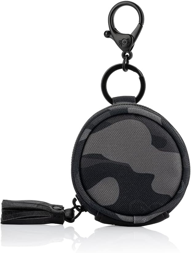 image:imageItzy Ritzy Pacifier Holder Case with Clip Pacifier Case Includes Clasp to Easily Attach to a Diaper Bag or Purse Measures 25 in Diameter and Holds 2 Pacifiers Milk amp HoneyCamo