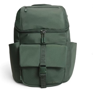 image:imageItzy Ritzy Belong Bucket Backpack  Lightweight Diaper Bag Backpack Featuring 16 Pockets Bucket Top Opening Stroller Straps amp Changing Pad  Organized and Stylish Everyday Family Backpack GreenHunter Green