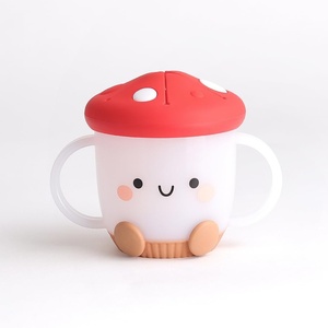 image:imageItzy Ritzy Toddler Snack Cup  SpillProof Snack Cup for Toddlers with Soft Silicone Lid for Easy Food Access  EasyToHold Kids Snacks Container With Handles  Ideal for 12 months amp Up StrawberryMushroom